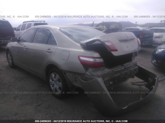 4T1BE46KX8U224905 - 2008 TOYOTA CAMRY CE/LE/XLE/SE TAN photo 3