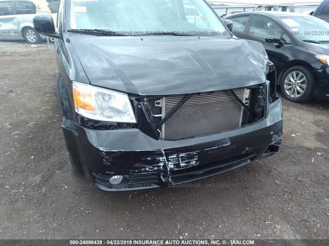 2D4RN5D19AR116106 - 2010 DODGE GRAND CARAVAN SXT BLACK photo 6