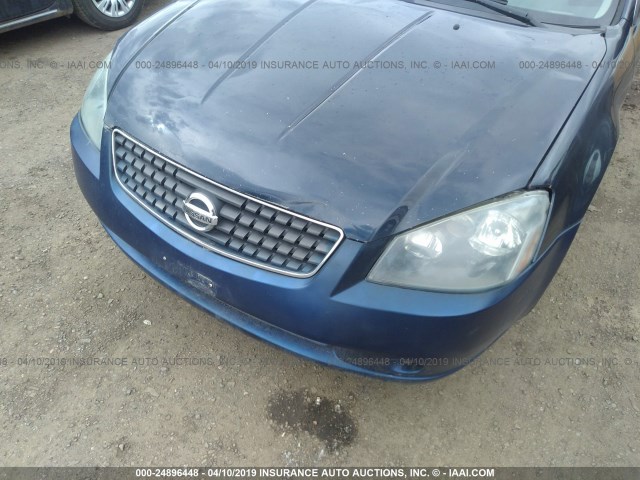 1N4AL11D56N329894 - 2006 NISSAN ALTIMA S/SL Dark Blue photo 6