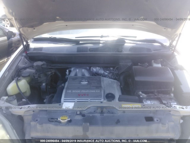 JT6HF10U5Y0158959 - 2000 LEXUS RX 300 SILVER photo 10