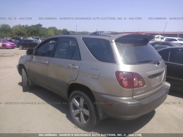 JT6HF10U5Y0158959 - 2000 LEXUS RX 300 SILVER photo 3