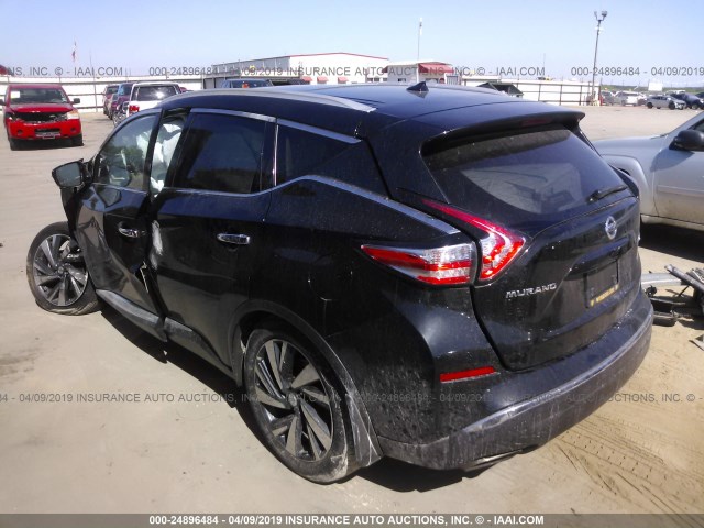 5N1AZ2MG8FN255550 - 2015 NISSAN MURANO S/SL/SV/PLATINUM BLACK photo 3