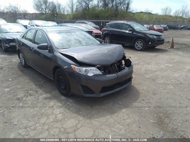 4T4BF1FK4DR290426 - 2013 TOYOTA CAMRY L/SE/LE/XLE GRAY photo 1