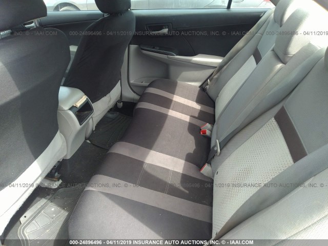 4T4BF1FK4DR290426 - 2013 TOYOTA CAMRY L/SE/LE/XLE GRAY photo 8