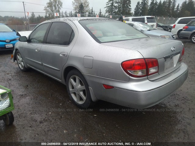 JNKDA31A93T106553 - 2003 INFINITI I35 SILVER photo 3