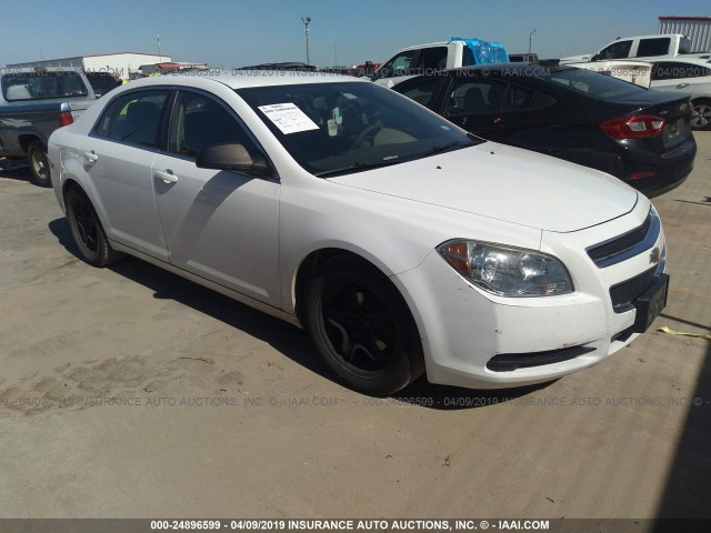 1G1ZB5E18BF379869 - 2011 CHEVROLET MALIBU LS WHITE photo 1