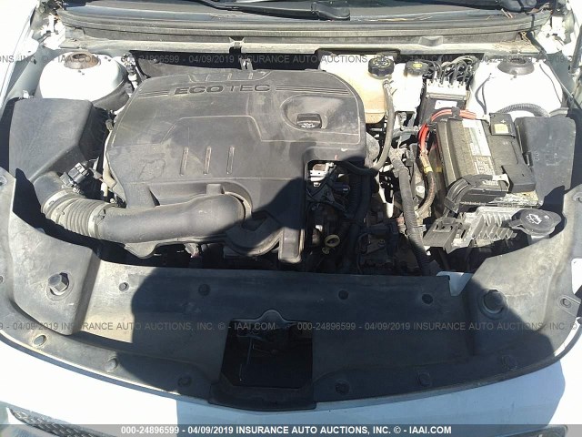 1G1ZB5E18BF379869 - 2011 CHEVROLET MALIBU LS WHITE photo 10
