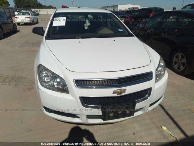 1G1ZB5E18BF379869 - 2011 CHEVROLET MALIBU LS WHITE photo 6