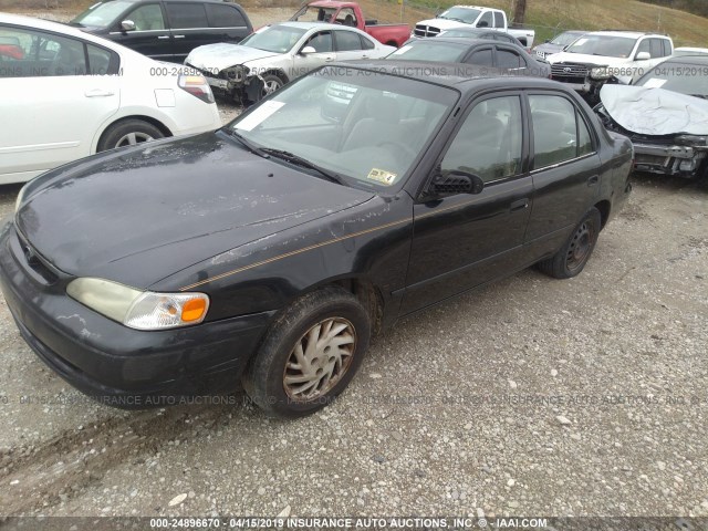 2T1BR12E4YC369667 - 2000 TOYOTA COROLLA VE/CE/LE BLACK photo 2