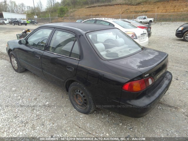 2T1BR12E4YC369667 - 2000 TOYOTA COROLLA VE/CE/LE BLACK photo 3