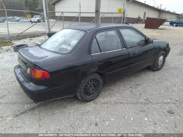 2T1BR12E4YC369667 - 2000 TOYOTA COROLLA VE/CE/LE BLACK photo 4