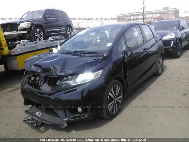 3HGGK5H94HM706990 - 2017 HONDA FIT EX/EXL BLACK photo 2