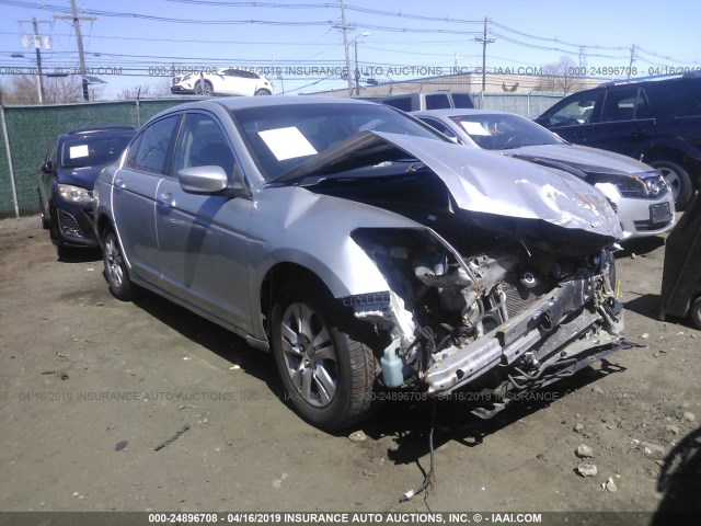 1HGCP26358A000069 - 2008 HONDA ACCORD LX SILVER photo 1