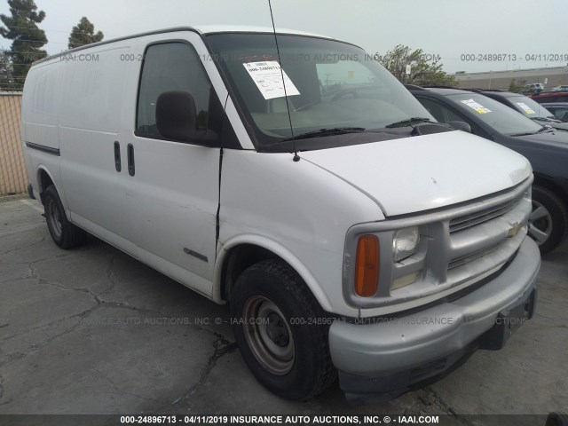 1GCFG15WX11224865 - 2001 CHEVROLET EXPRESS G1500  WHITE photo 1