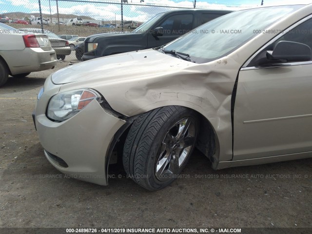 1G1ZB5E04CF296657 - 2012 CHEVROLET MALIBU LS GOLD photo 6