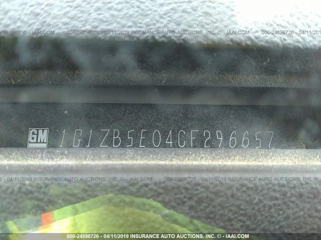 1G1ZB5E04CF296657 - 2012 CHEVROLET MALIBU LS GOLD photo 9