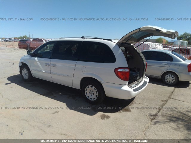 2C4GP443X3R332186 - 2003 CHRYSLER TOWN & COUNTRY LX WHITE photo 3