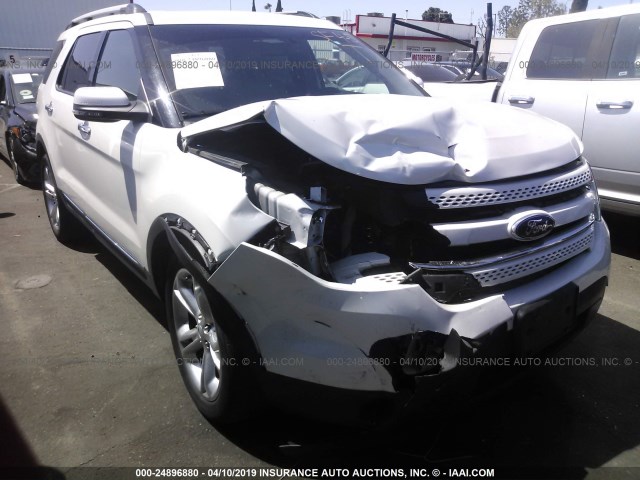 1FMHK7F82CGA20809 - 2012 FORD EXPLORER LIMITED WHITE photo 6