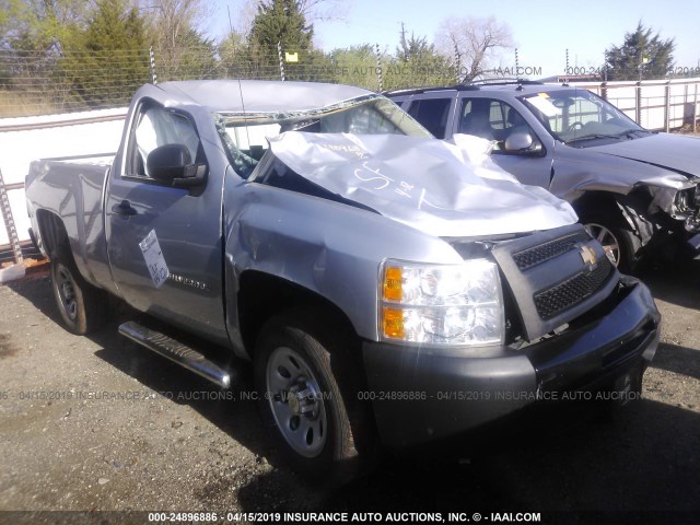 1GCNCPEX5DZ413626 - 2013 CHEVROLET SILVERADO C1500 SILVER photo 1