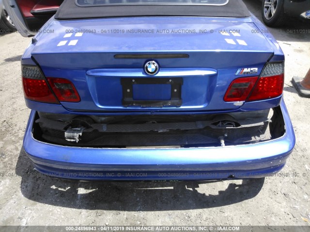 WBSBR93453PK02550 - 2003 BMW M3 BLUE photo 6