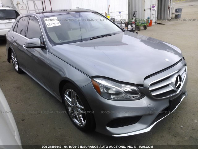 WDDHF5KB3EA985480 - 2014 MERCEDES-BENZ E 350 GRAY photo 1