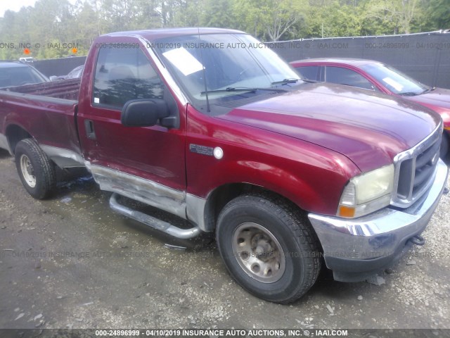 3FTNF20L93MB38177 - 2003 FORD F250 SUPER DUTY RED photo 1