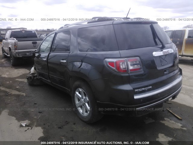 1GKKVPKDXEJ184758 - 2014 GMC ACADIA SLE GRAY photo 3