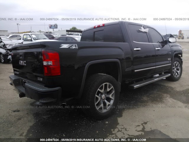 3GTU2VEJ8FG522339 - 2015 GMC SIERRA K1500 SLT BLACK photo 4