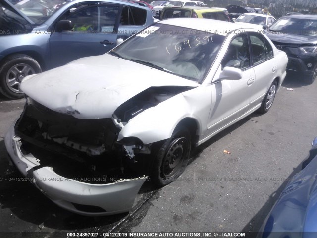 4A3AA46G03E169291 - 2003 MITSUBISHI GALANT ES/LS WHITE photo 2