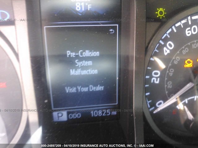 3TMAZ5CN4KM083527 - 2019 TOYOTA TACOMA DOUBLE CAB/SR5/TRD SPORT/ GRAY photo 7