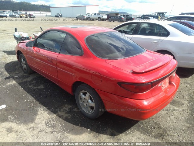 3FAFP11312R187231 - 2002 FORD ESCORT ZX2 RED photo 3