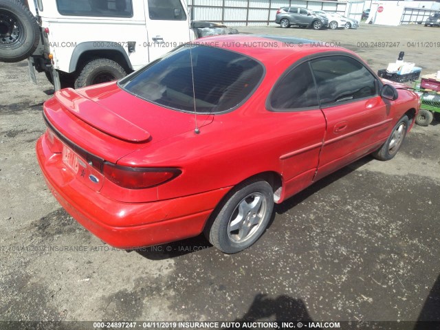 3FAFP11312R187231 - 2002 FORD ESCORT ZX2 RED photo 4