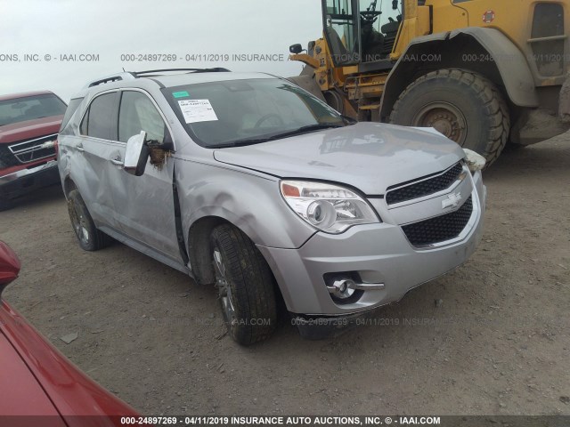 2GNFLGEK7D6183986 - 2013 CHEVROLET EQUINOX LTZ SILVER photo 1