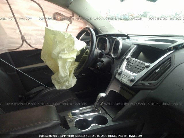 2GNFLGEK7D6183986 - 2013 CHEVROLET EQUINOX LTZ SILVER photo 5