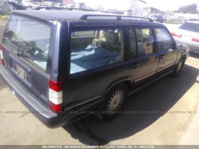 YV1KW9605T1030168 - 1996 VOLVO 960 BLUE photo 4