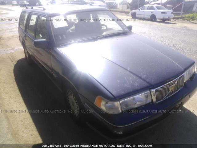 YV1KW9605T1030168 - 1996 VOLVO 960 BLUE photo 6