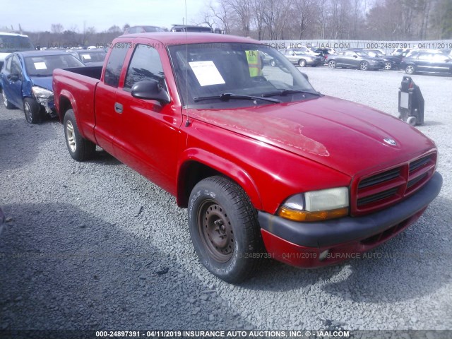 1D7HL32X83S174502 - 2003 DODGE DAKOTA SPORT RED photo 1