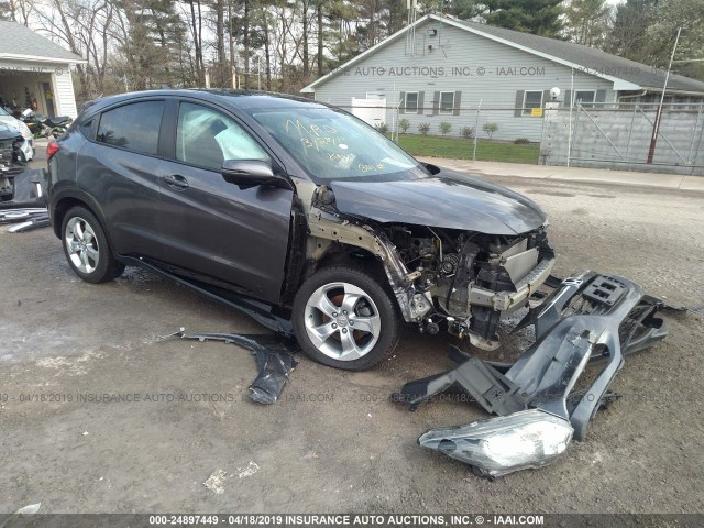 3CZRU6H55GM708454 - 2016 HONDA HR-V EX GRAY photo 1