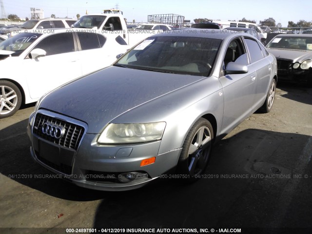 WAUDH74F48N144163 - 2008 AUDI A6 3.2 QUATTRO SILVER photo 2