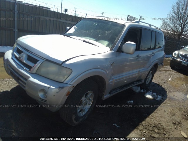 JA4NW61S53J043216 - 2003 MITSUBISHI MONTERO 20TH ANNIVERSARY SILVER photo 2