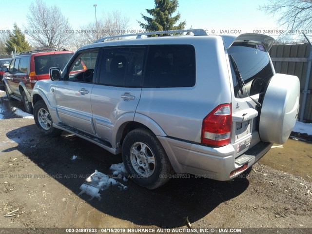 JA4NW61S53J043216 - 2003 MITSUBISHI MONTERO 20TH ANNIVERSARY SILVER photo 3