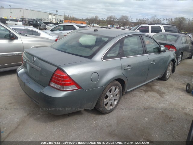 1MEFM40177G604823 - 2007 MERCURY MONTEGO LUXURY GREEN photo 4