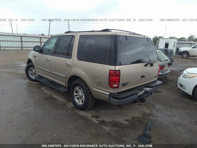 1FMRU15L2YLA36959 - 2000 FORD EXPEDITION XLT BEIGE photo 3