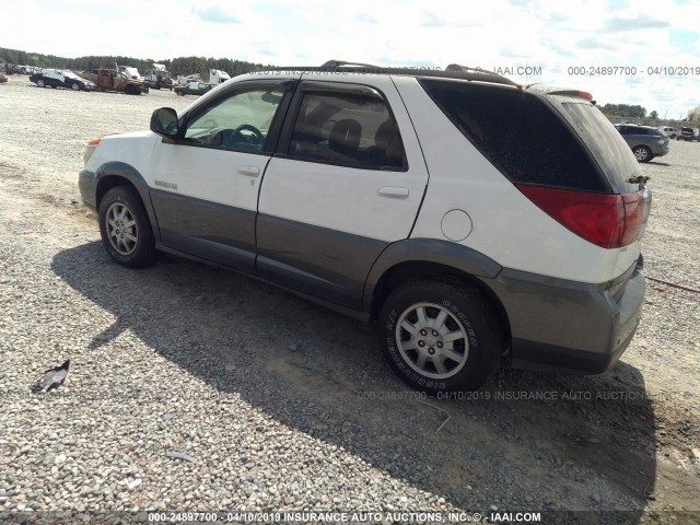 3G5DA03E22S546968 - 2002 BUICK RENDEZVOUS CX WHITE photo 3