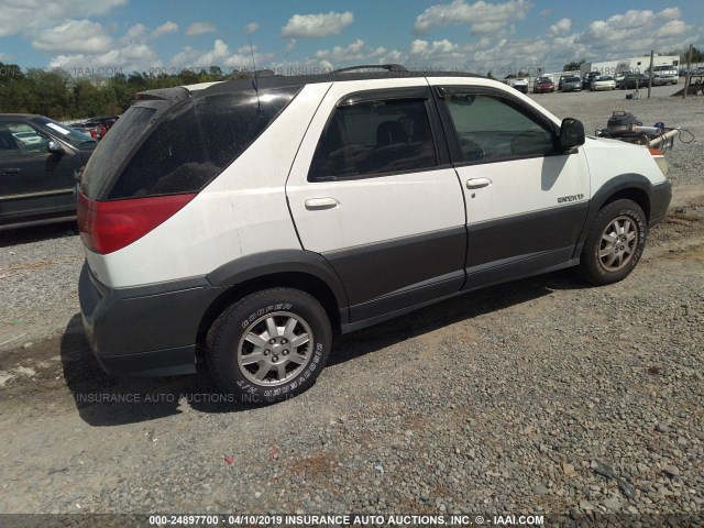 3G5DA03E22S546968 - 2002 BUICK RENDEZVOUS CX WHITE photo 4