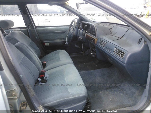 1FACP50U7MA198221 - 1991 FORD TAURUS L BLUE photo 5