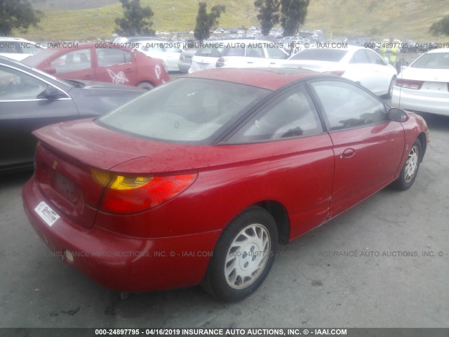 1G8ZY14751Z244070 - 2001 SATURN SC2 RED photo 4