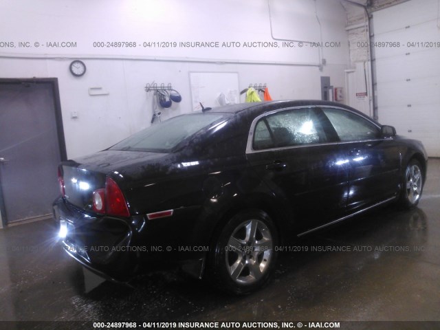 1G1ZH57B59F109156 - 2009 CHEVROLET MALIBU 1LT 黑色 照片 4
