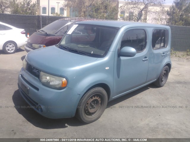 JN8AZ28R79T118409 - 2009 NISSAN CUBE S/SL BLUE photo 2