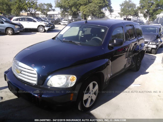 3GNBAADB9AS527723 - 2010 CHEVROLET HHR LS Azul foto 2